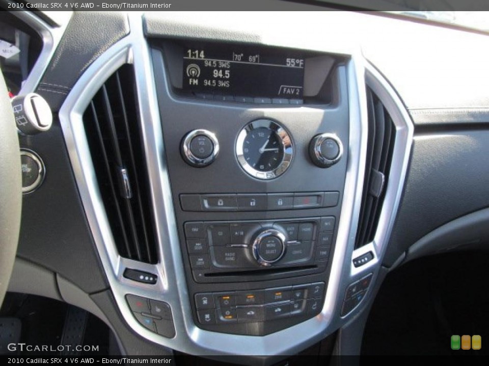 Ebony/Titanium Interior Controls for the 2010 Cadillac SRX 4 V6 AWD #39595043