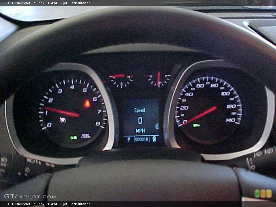 Jet Black Interior Gauges for the 2011 Chevrolet Equinox LT AWD #39595079