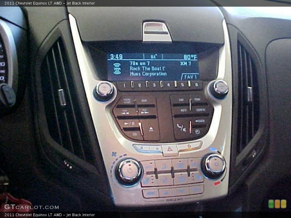 Jet Black Interior Controls for the 2011 Chevrolet Equinox LT AWD #39595115