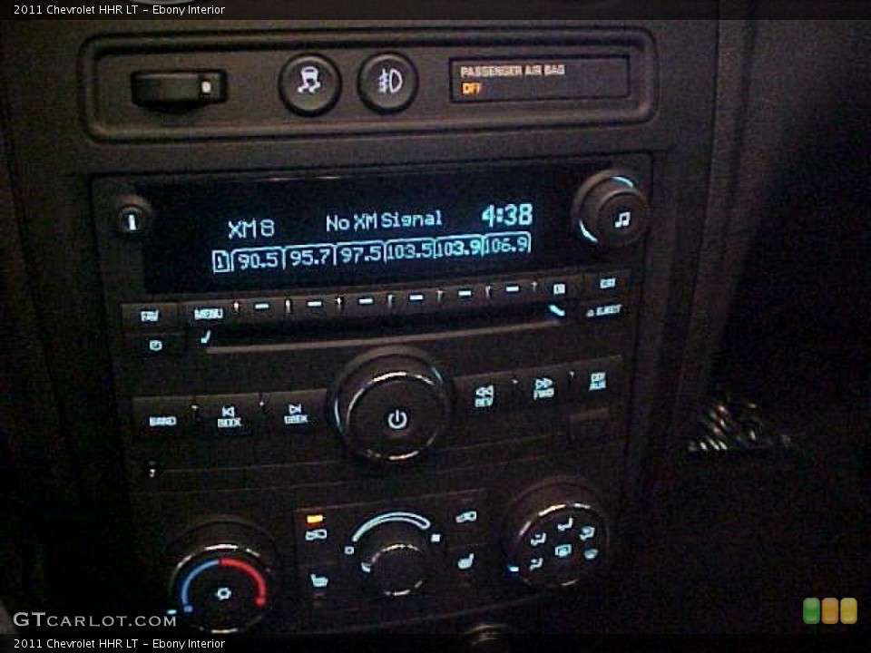 Ebony Interior Controls for the 2011 Chevrolet HHR LT #39595239