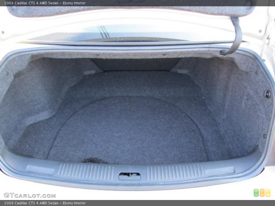 Ebony Interior Trunk for the 2009 Cadillac CTS 4 AWD Sedan #39595415