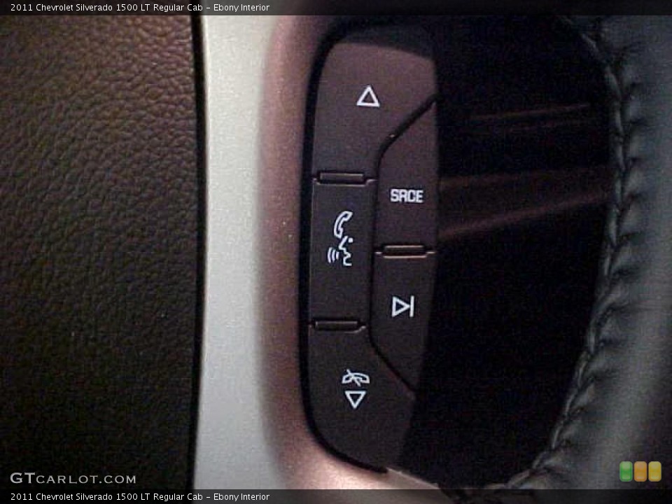 Ebony Interior Controls for the 2011 Chevrolet Silverado 1500 LT Regular Cab #39595443