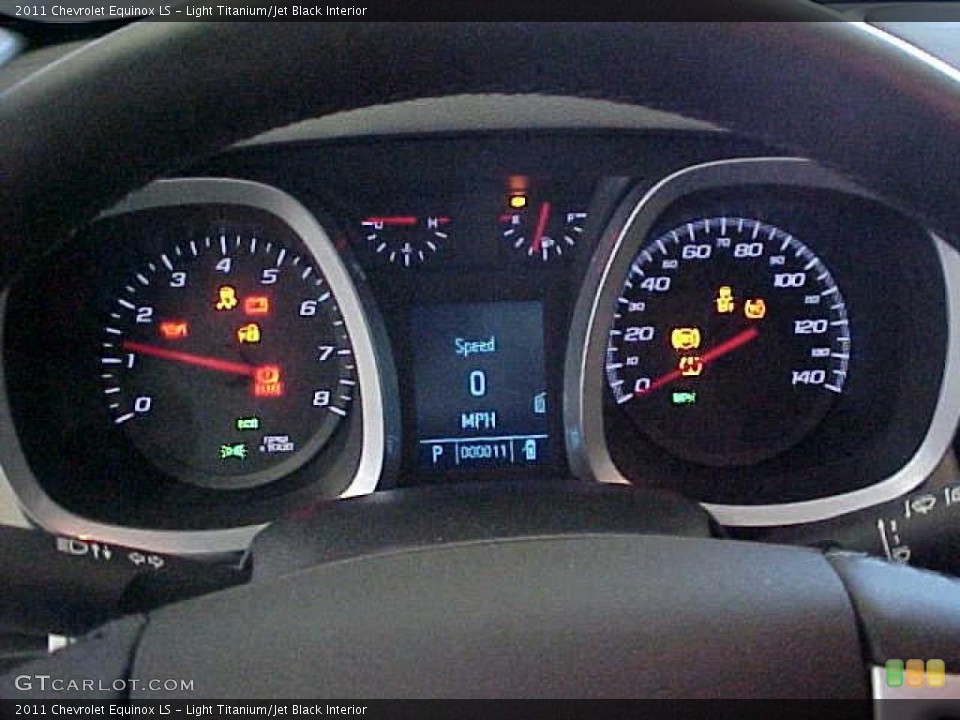 Light Titanium/Jet Black Interior Gauges for the 2011 Chevrolet Equinox LS #39595787