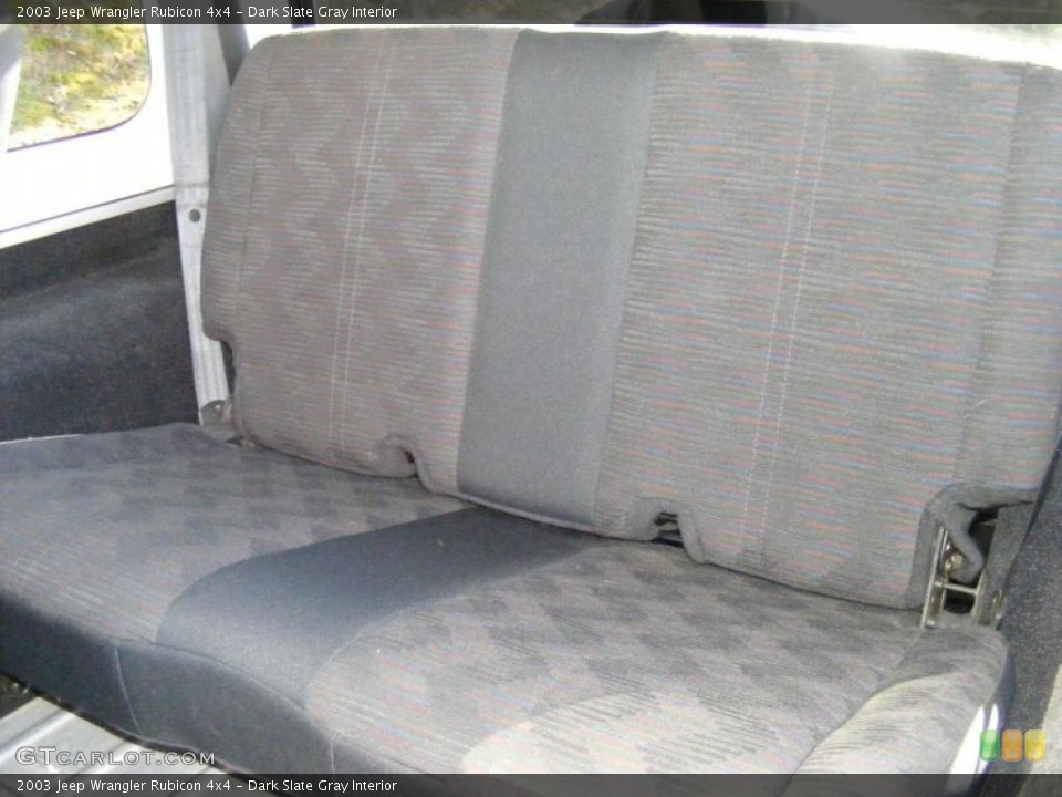 Dark Slate Gray Interior Photo for the 2003 Jeep Wrangler Rubicon 4x4 #39599245