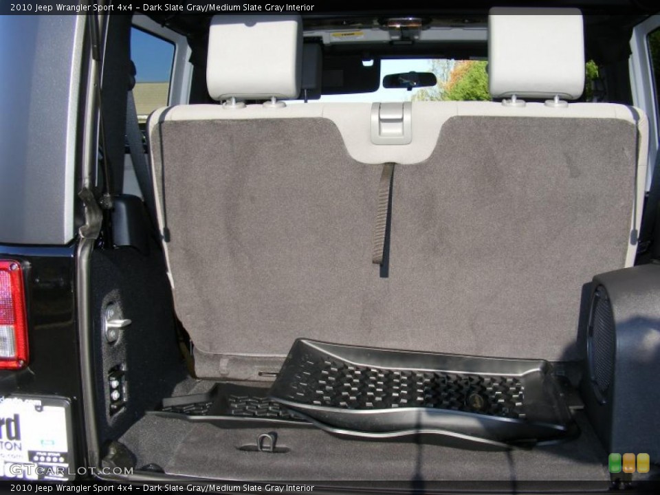 Dark Slate Gray/Medium Slate Gray Interior Trunk for the 2010 Jeep Wrangler Sport 4x4 #39599641