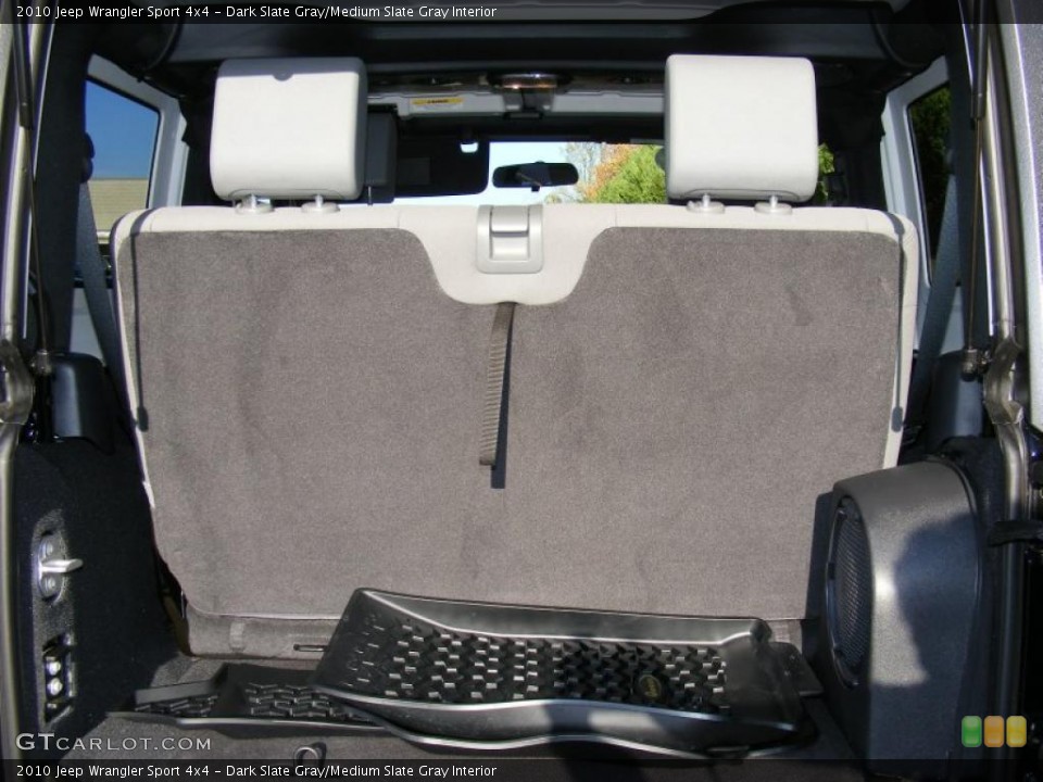 Dark Slate Gray/Medium Slate Gray Interior Trunk for the 2010 Jeep Wrangler Sport 4x4 #39599657