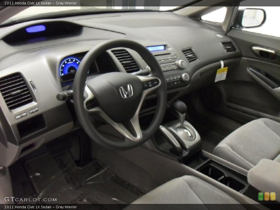 Gray Interior Photo for the 2011 Honda Civic LX Sedan #39605621