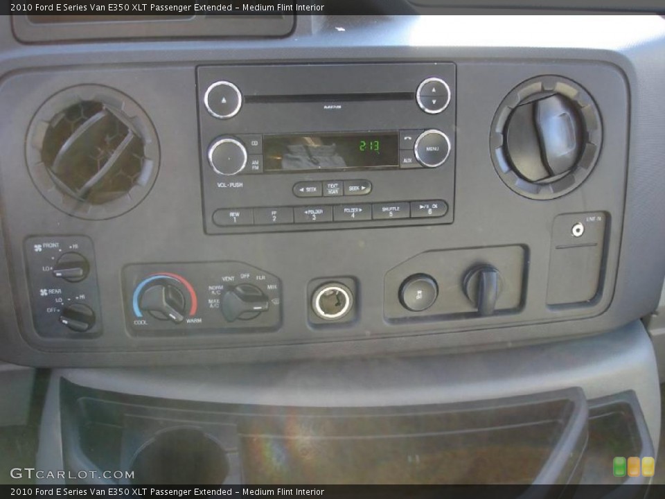 Medium Flint Interior Controls for the 2010 Ford E Series Van E350 XLT Passenger Extended #39605825