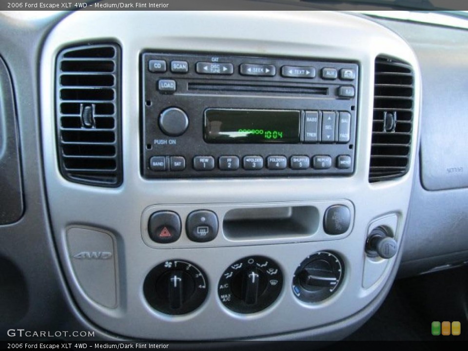 Medium/Dark Flint Interior Controls for the 2006 Ford Escape XLT 4WD #39606313