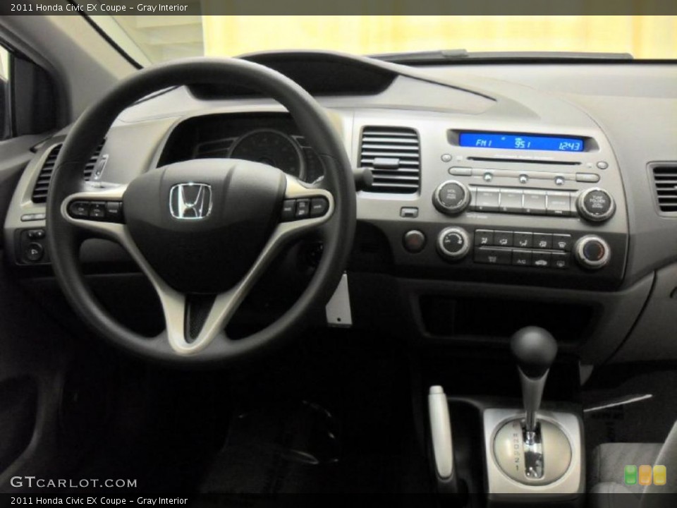 Gray Interior Dashboard for the 2011 Honda Civic EX Coupe #39607833