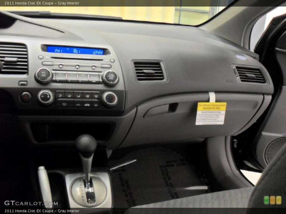 Gray Interior Dashboard for the 2011 Honda Civic EX Coupe #39607849