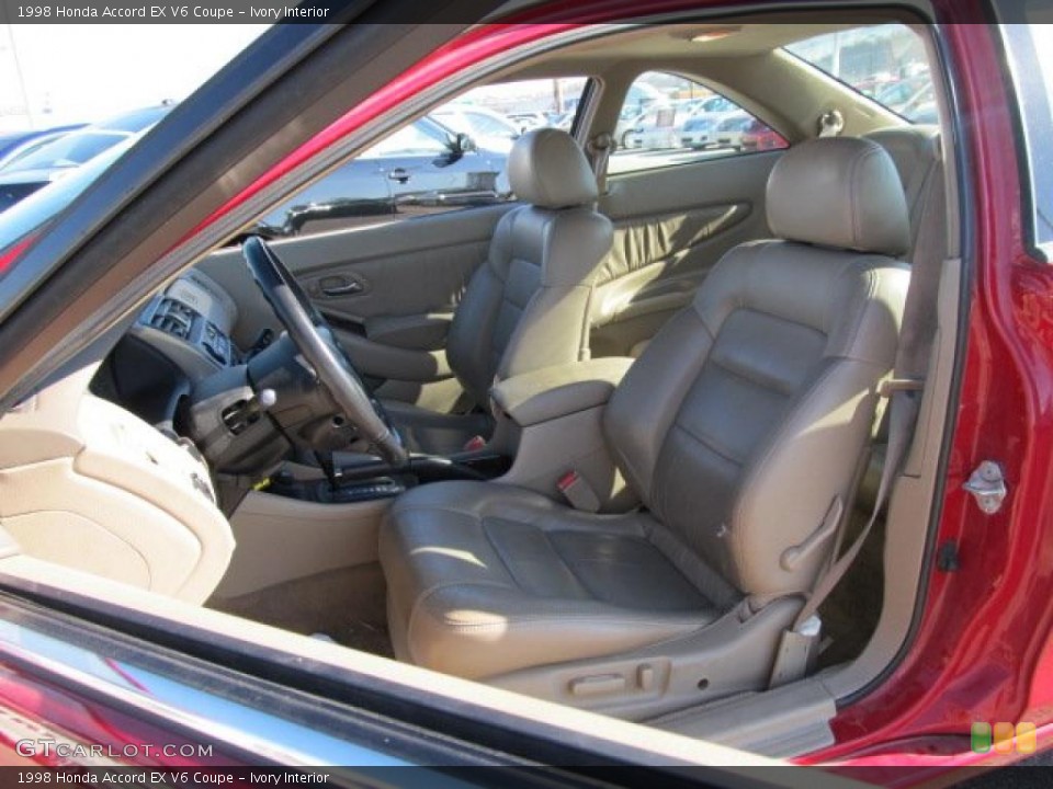 Ivory Interior Photo for the 1998 Honda Accord EX V6 Coupe #39607881