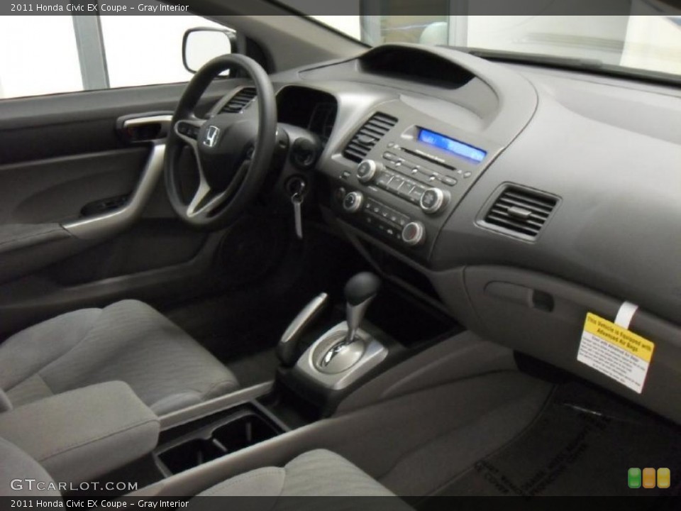 Gray Interior Photo for the 2011 Honda Civic EX Coupe #39607893