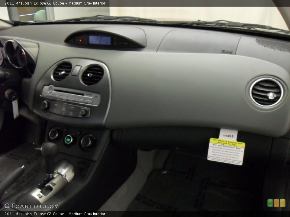 Medium Gray Interior Dashboard for the 2011 Mitsubishi Eclipse GS Coupe #39609257