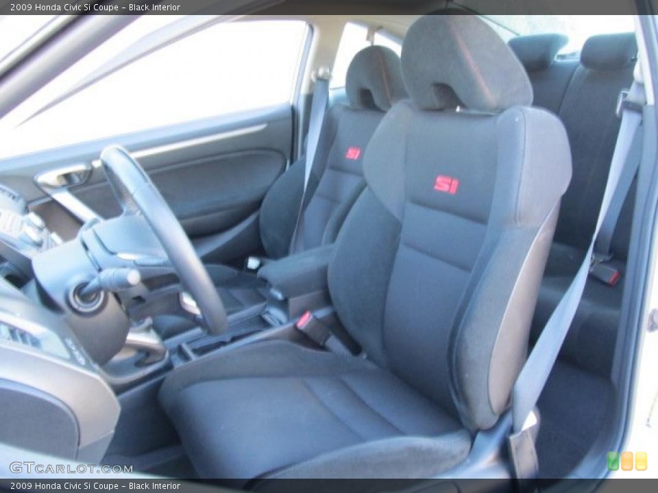 Black Interior Photo for the 2009 Honda Civic Si Coupe #39610697