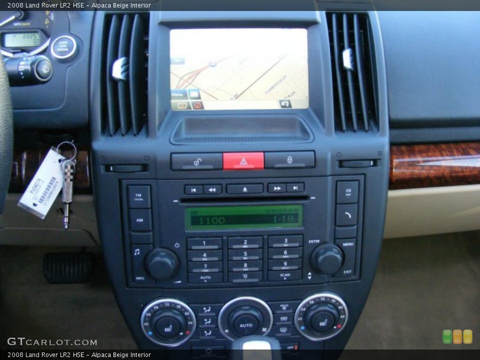 Alpaca Beige Interior Navigation for the 2008 Land Rover LR2 HSE #39611501