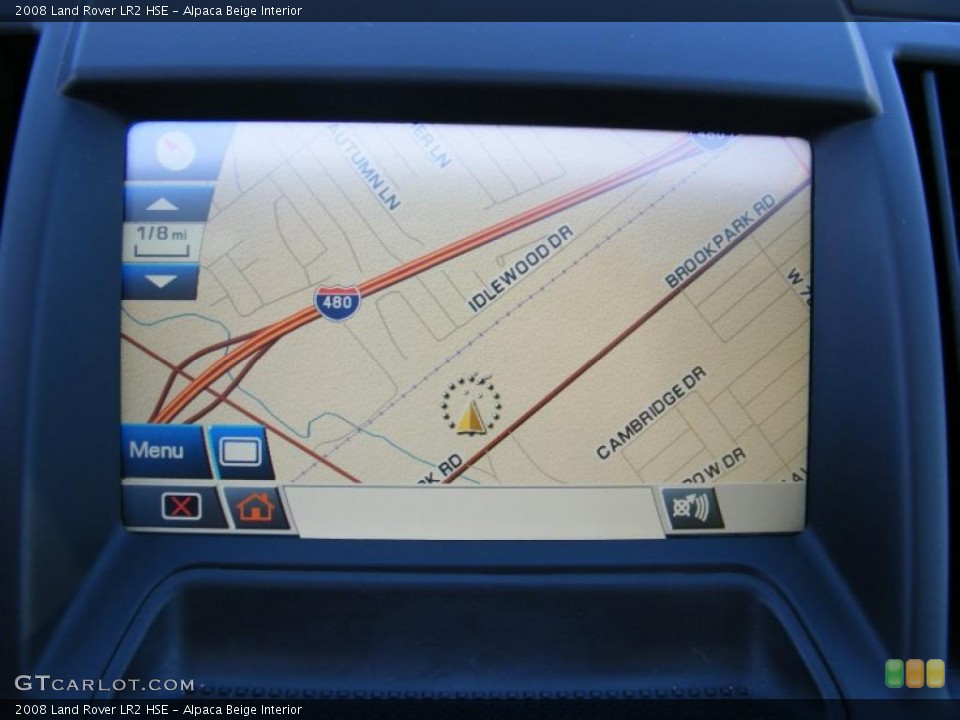 Alpaca Beige Interior Navigation for the 2008 Land Rover LR2 HSE #39611525