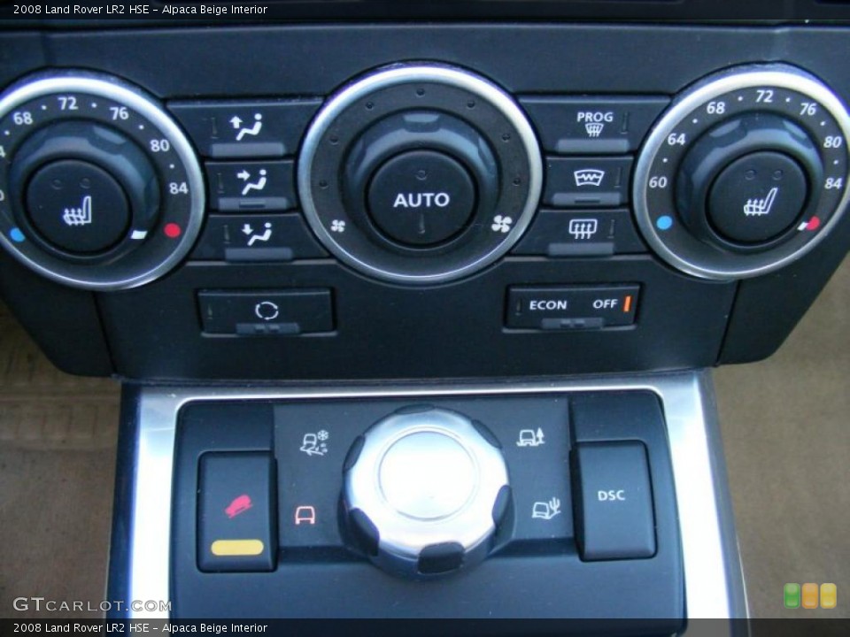 Alpaca Beige Interior Controls for the 2008 Land Rover LR2 HSE #39611553