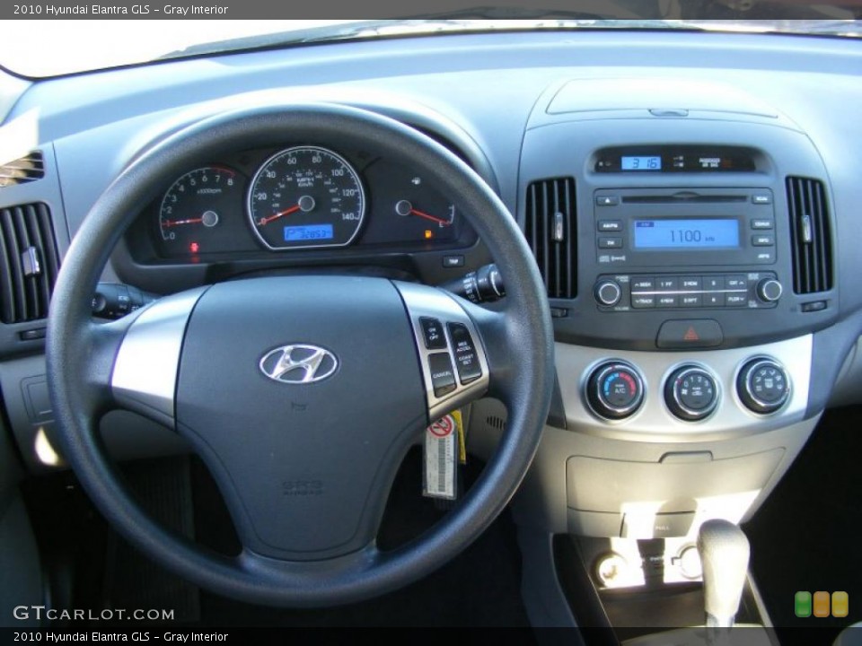 Gray Interior Dashboard for the 2010 Hyundai Elantra GLS #39614245