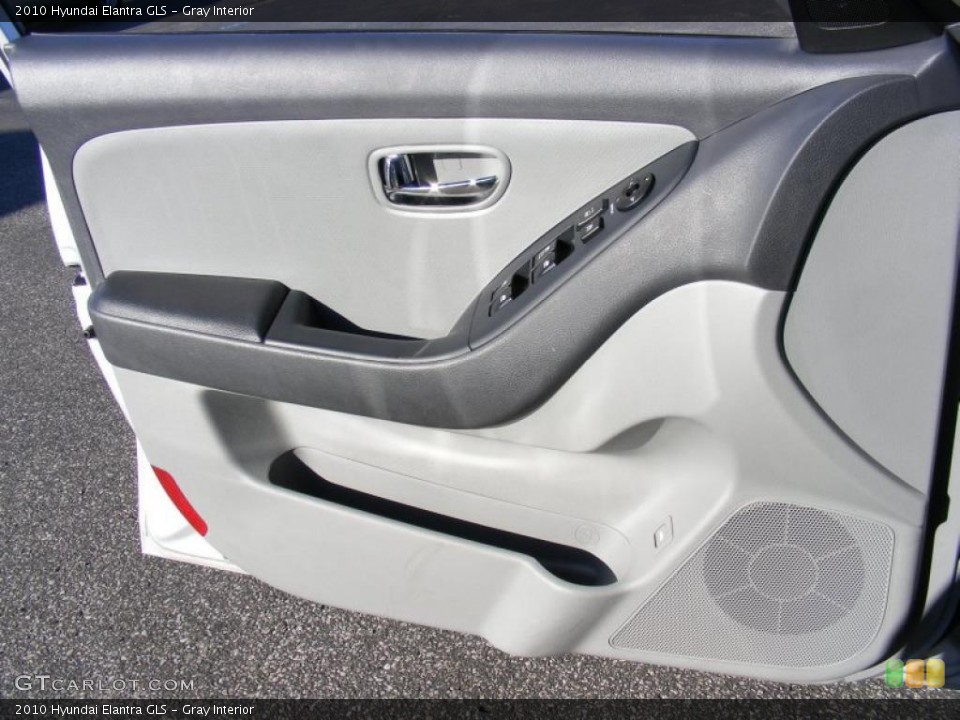 Gray Interior Door Panel for the 2010 Hyundai Elantra GLS #39614405