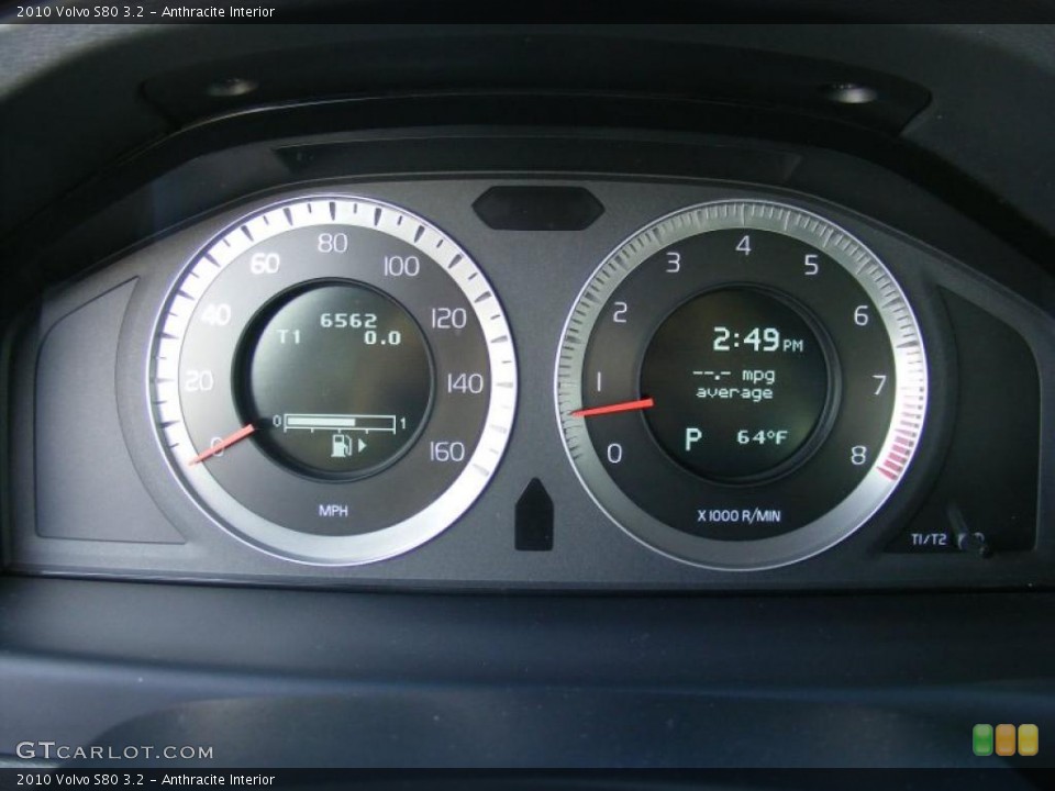 Anthracite Interior Gauges for the 2010 Volvo S80 3.2 #39614773
