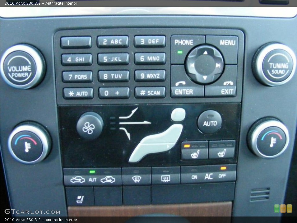 Anthracite Interior Controls for the 2010 Volvo S80 3.2 #39614833