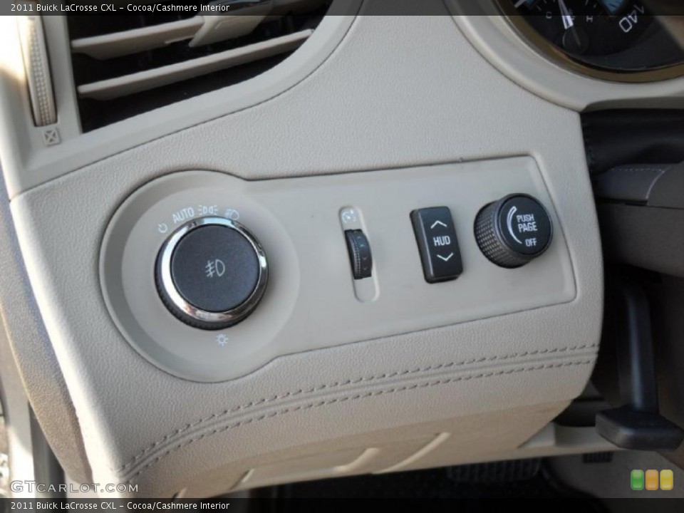 Cocoa/Cashmere Interior Controls for the 2011 Buick LaCrosse CXL #39614921