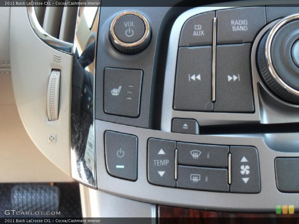 Cocoa/Cashmere Interior Controls for the 2011 Buick LaCrosse CXL #39614953