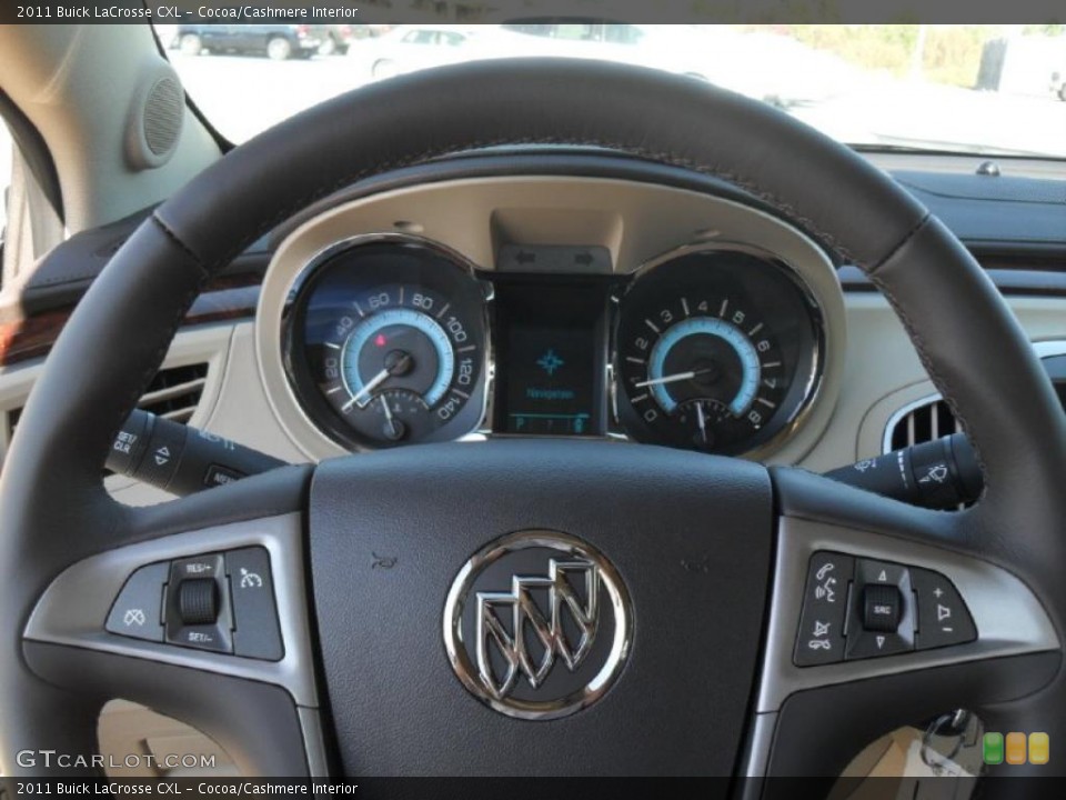 Cocoa/Cashmere Interior Steering Wheel for the 2011 Buick LaCrosse CXL #39614969