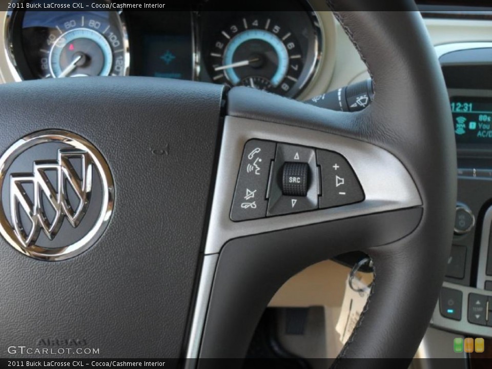 Cocoa/Cashmere Interior Controls for the 2011 Buick LaCrosse CXL #39615001