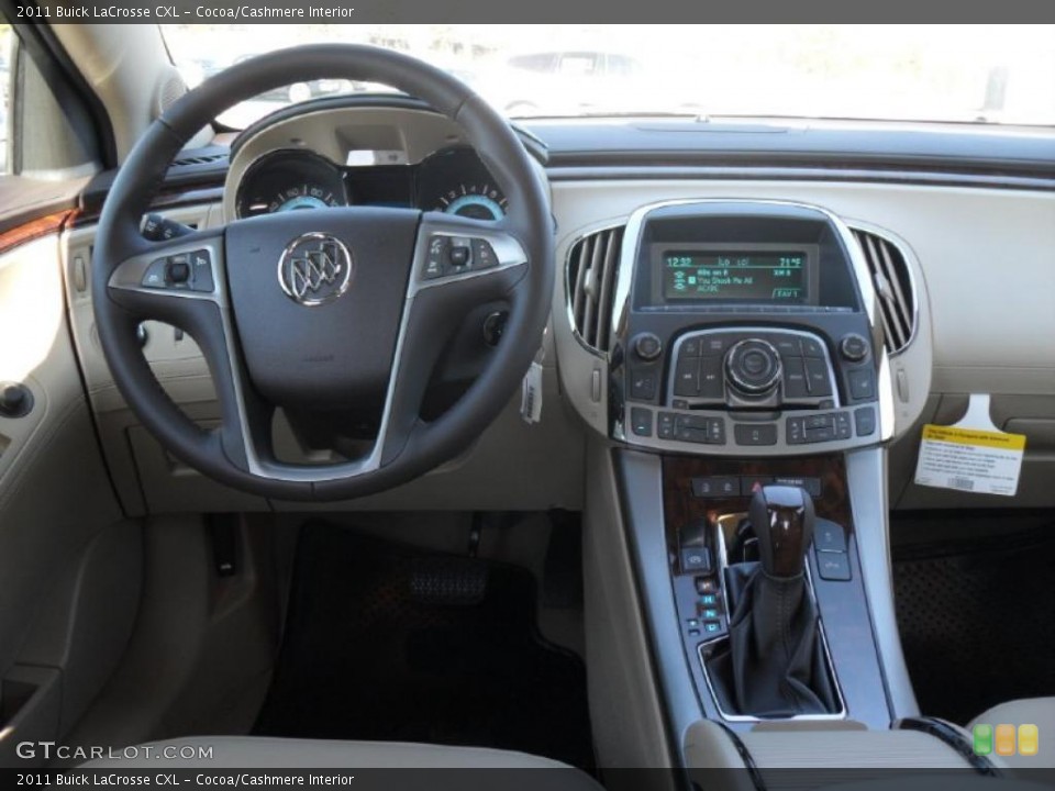 Cocoa/Cashmere Interior Dashboard for the 2011 Buick LaCrosse CXL #39615029