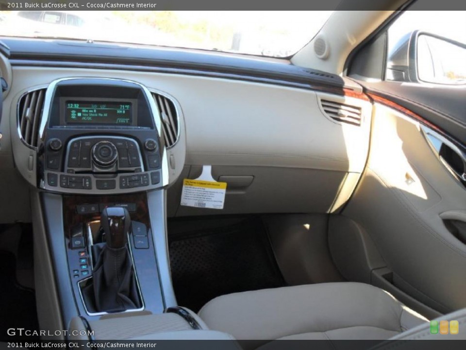 Cocoa/Cashmere Interior Dashboard for the 2011 Buick LaCrosse CXL #39615045