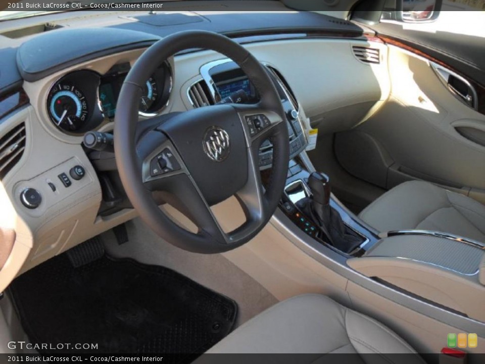 Cocoa/Cashmere Interior Photo for the 2011 Buick LaCrosse CXL #39615205