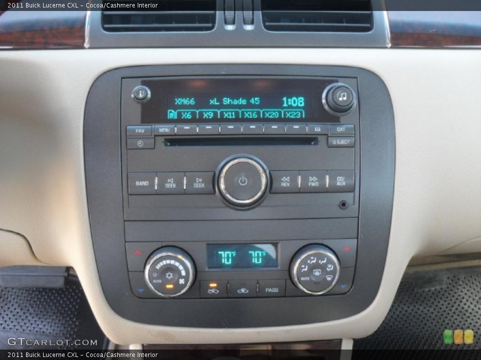 Cocoa/Cashmere Interior Controls for the 2011 Buick Lucerne CXL #39615373