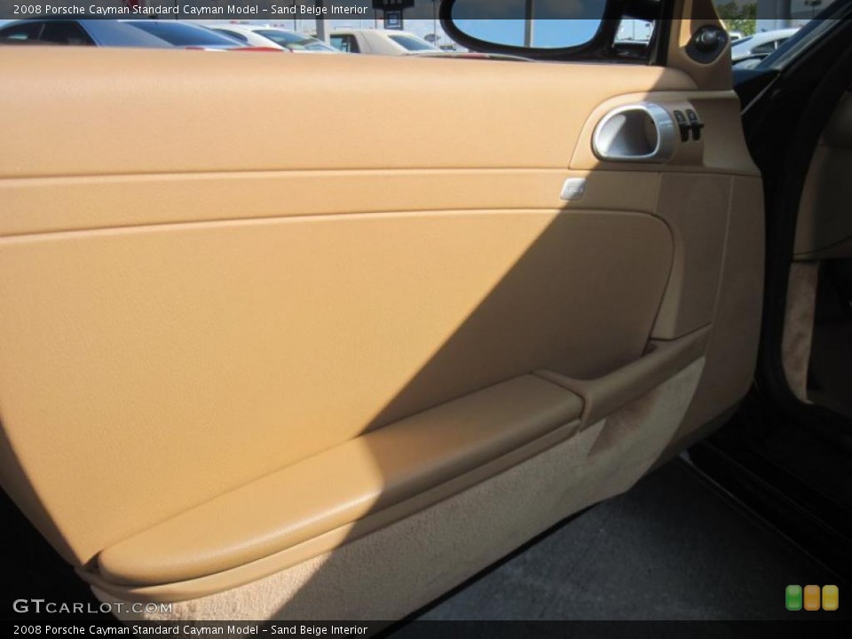 Sand Beige Interior Door Panel for the 2008 Porsche Cayman  #39618125