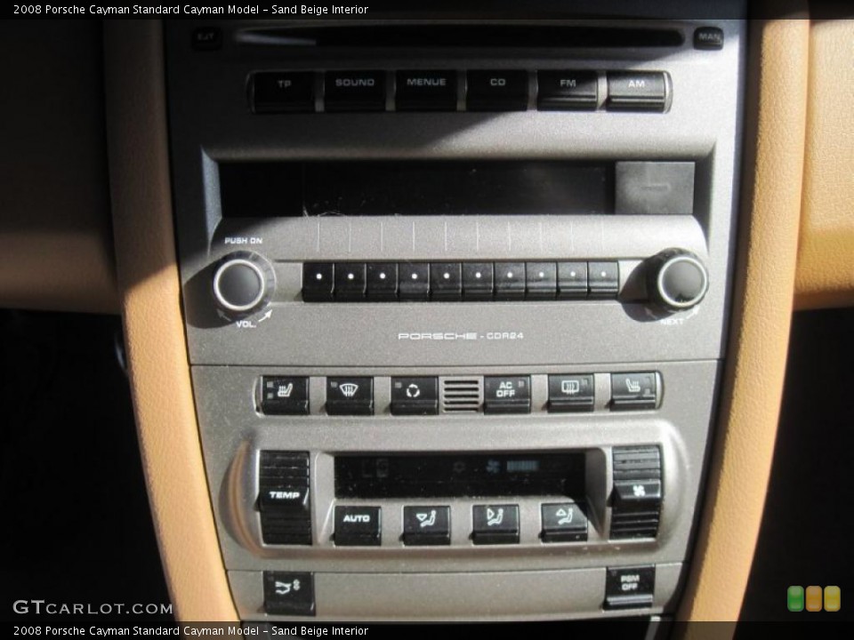 Sand Beige Interior Controls for the 2008 Porsche Cayman  #39618229