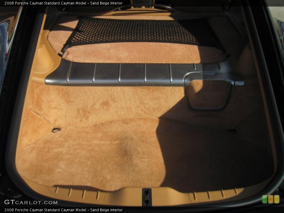 Sand Beige Interior Trunk for the 2008 Porsche Cayman  #39618273