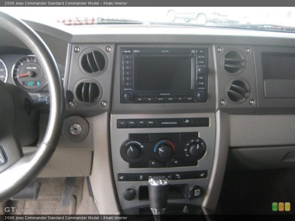 Khaki Interior Controls for the 2006 Jeep Commander  #39619567