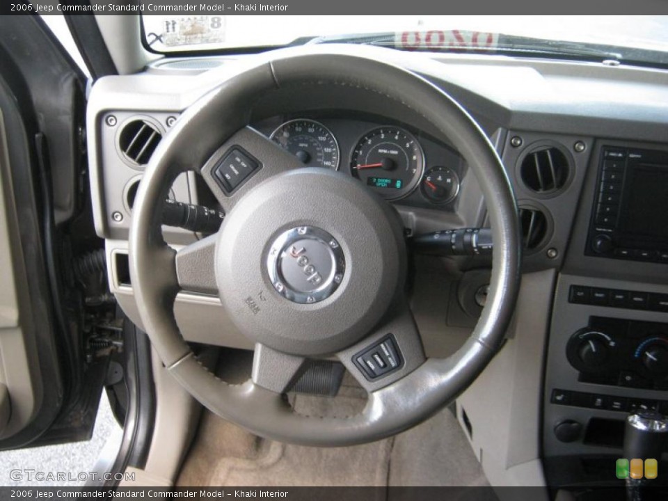 Khaki Interior Steering Wheel for the 2006 Jeep Commander  #39619581