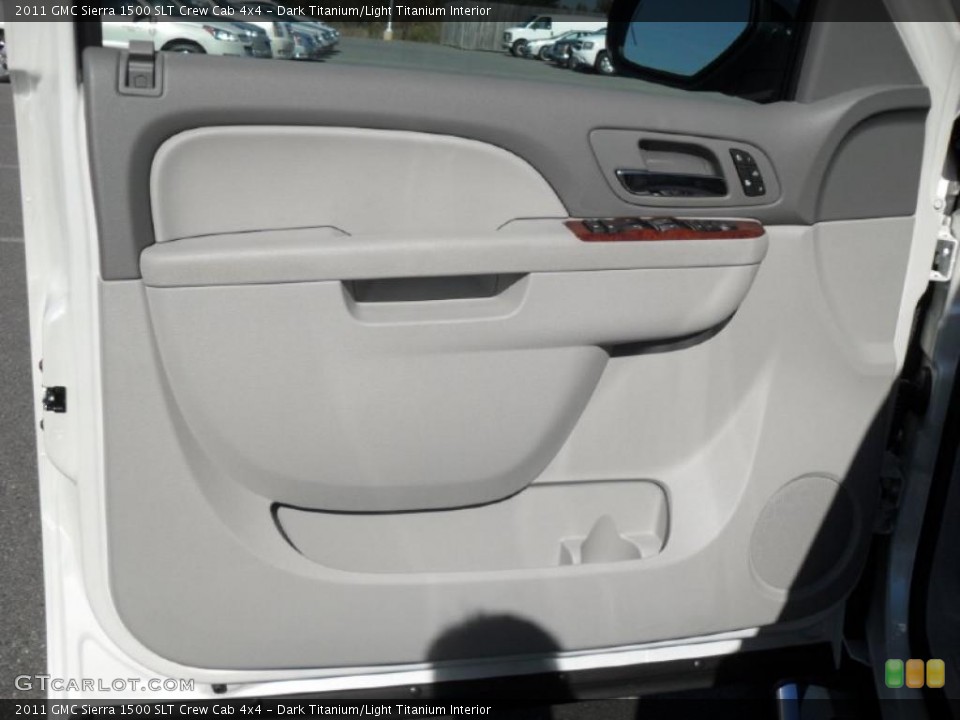 Dark Titanium/Light Titanium Interior Door Panel for the 2011 GMC Sierra 1500 SLT Crew Cab 4x4 #39619621