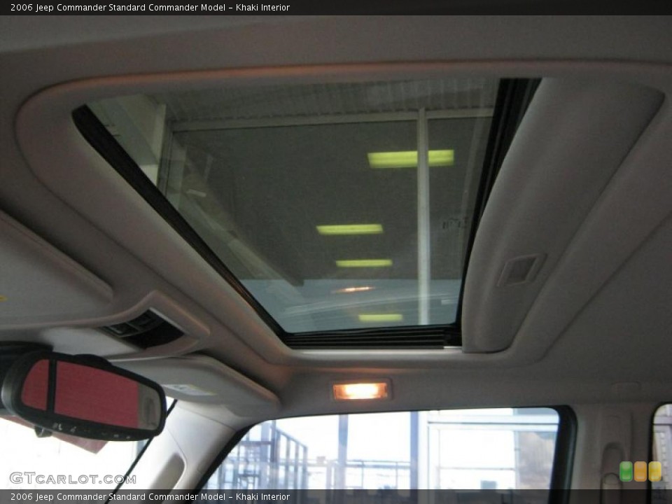 Khaki Interior Sunroof for the 2006 Jeep Commander  #39619625