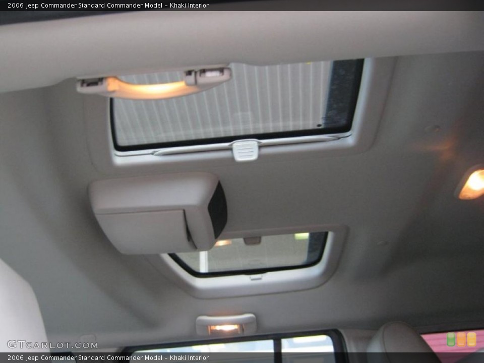 Khaki Interior Sunroof for the 2006 Jeep Commander  #39619637