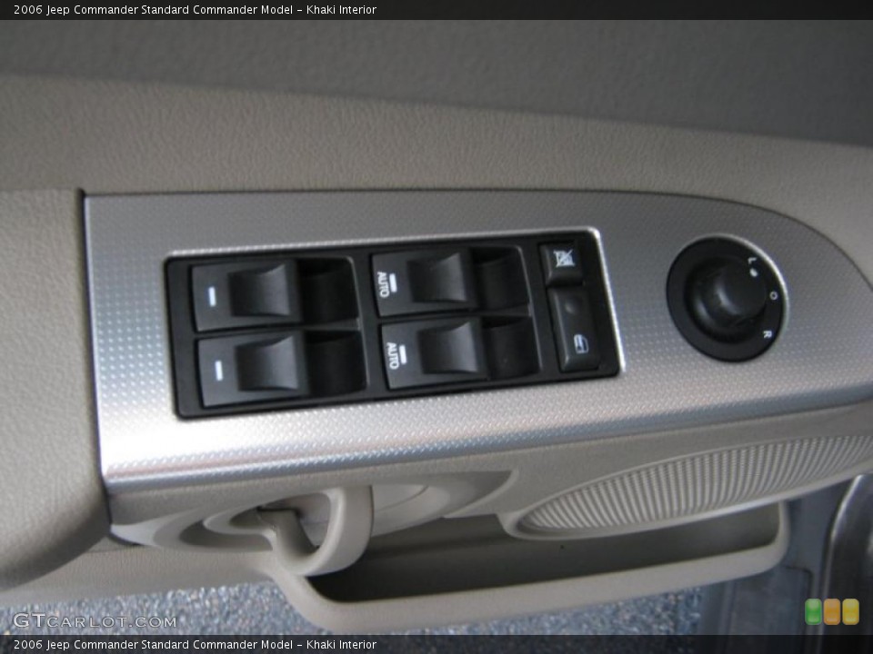 Khaki Interior Controls for the 2006 Jeep Commander  #39619737