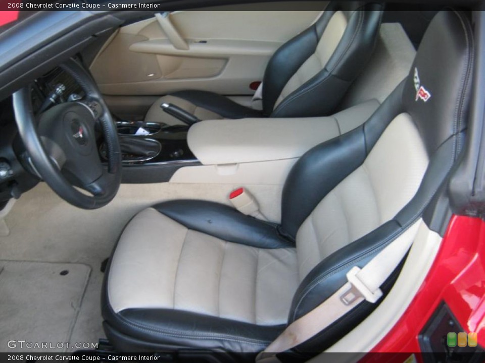 Cashmere Interior Photo for the 2008 Chevrolet Corvette Coupe #39621694