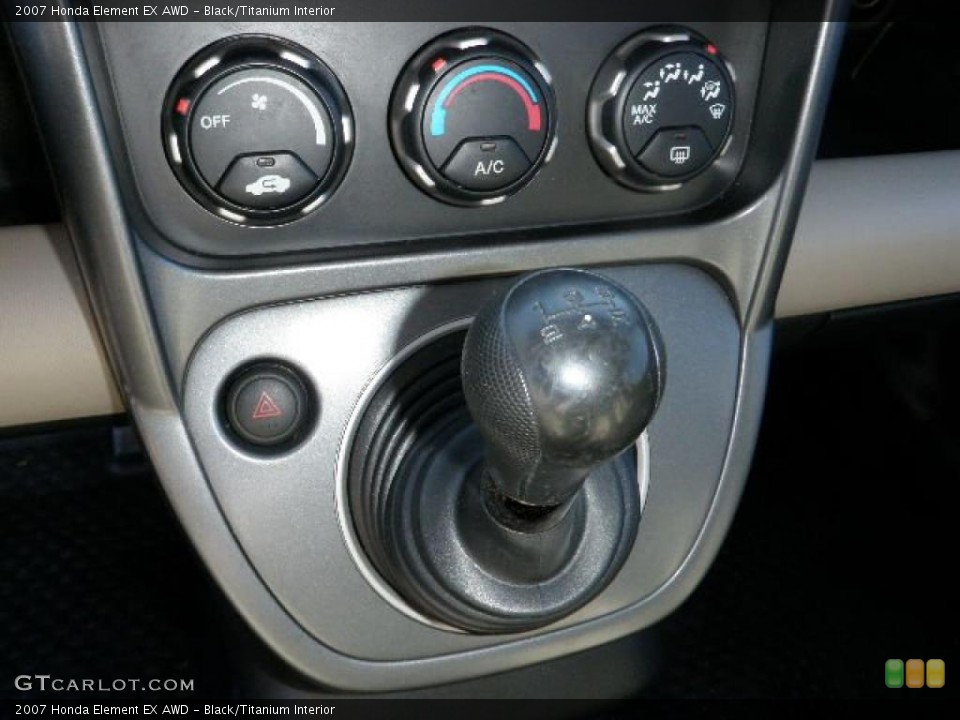 Black/Titanium Interior Transmission for the 2007 Honda Element EX AWD #39624778