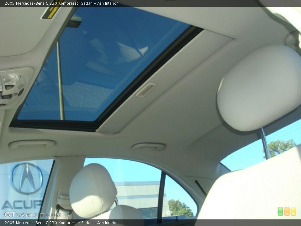 Ash Interior Sunroof for the 2005 Mercedes-Benz C 230 Kompressor Sedan #39627062
