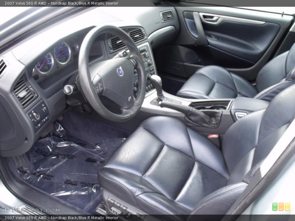 Nordkap Black/Blue R Metallic Interior Prime Interior for the 2007 Volvo S60 R AWD #39627698