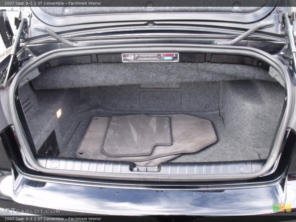 Parchment Interior Trunk for the 2007 Saab 9-3 2.0T Convertible #39628626