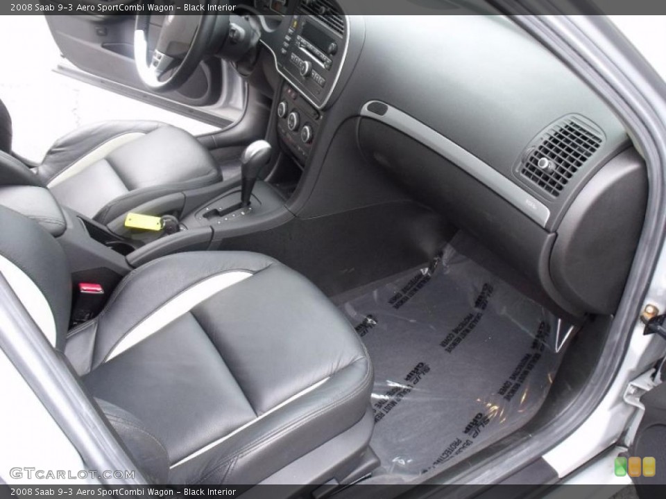 Black Interior Photo for the 2008 Saab 9-3 Aero SportCombi Wagon #39628878