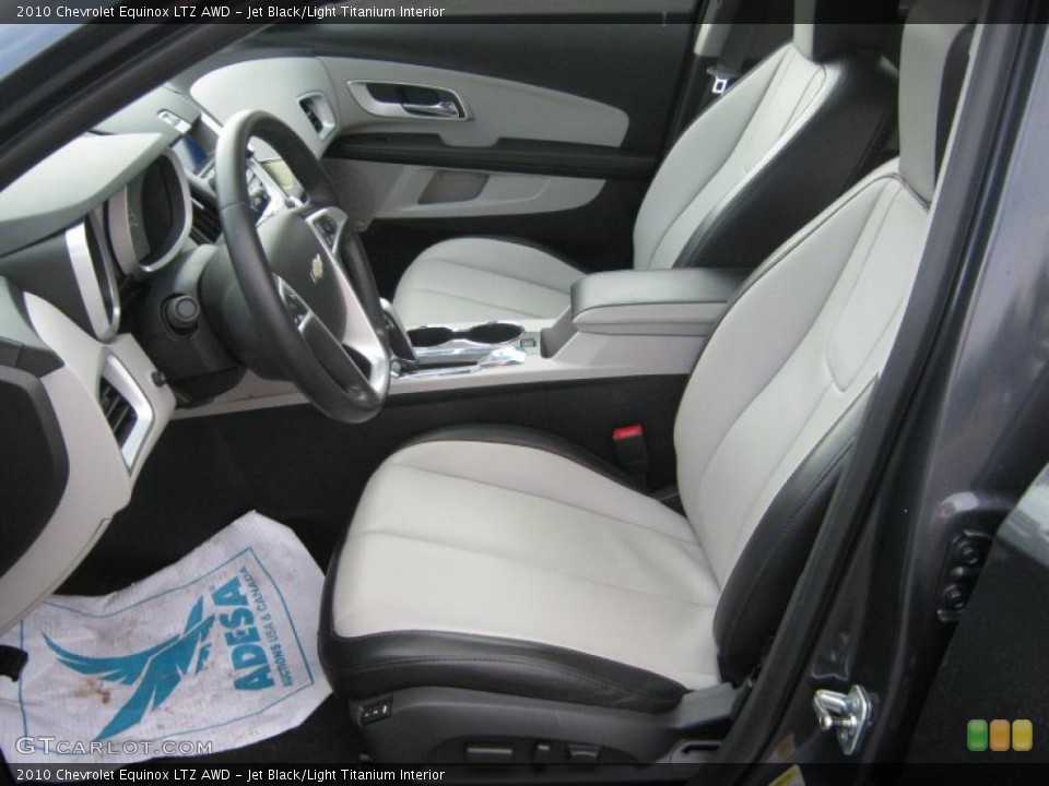 Jet Black/Light Titanium Interior Photo for the 2010 Chevrolet Equinox LTZ AWD #39632446
